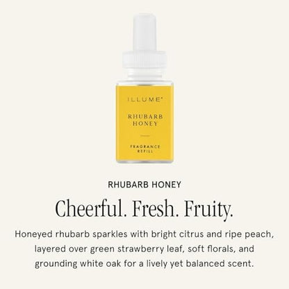 Pura x Illume Home Diffuser Refill, Single Refill, Rhubarb Honey