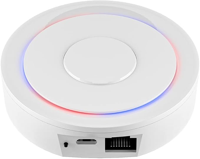 BTF-LIGHTING Wired Zigbee3.0 Tuya Gateway Compatible with AppleHome Alexa Google Home SmartLife TuyaSmart APP Work with ZigBee Smart Device for Living Room Kitchen Bedroom