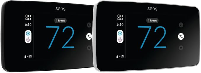 Sensi Touch 2 Smart Thermostat Wi-Fi, Alexa, Energy Star Certified, ST76