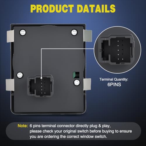 Nilight Headlight Dimmer Switch for 2010 Dodge Ram 1500 2500 3500