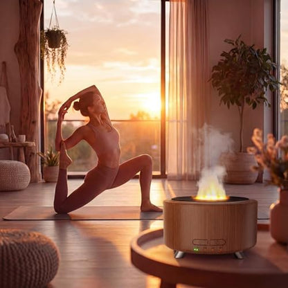 500ML Retro Vinyl Essential Oil Diffuser for Home