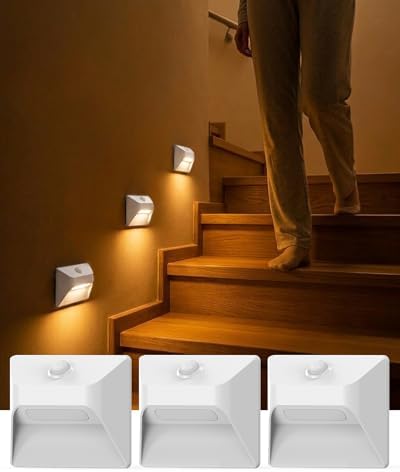 Motion Sensor Stair Lights, 365-Day Battery Life