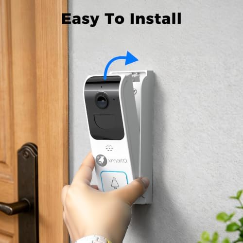 xmartO 2.4G/5G Dual Band Smart Video Doorbell Camera