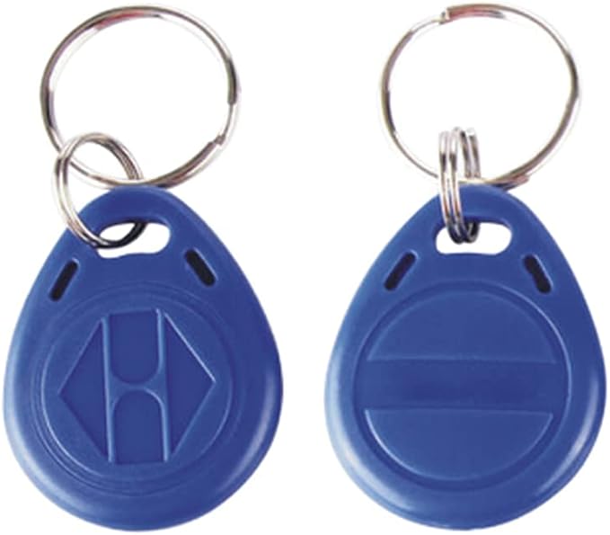 T5577 RFID Key Fob 125KHz Proximity ID Card Key Tags, Read and Rewirtable Keyfobs (10 PCS)