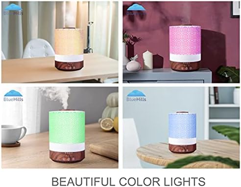 BlueHills 2500 ML Premium XL Essential Oil Diffuser Décor Cover Dark Wood