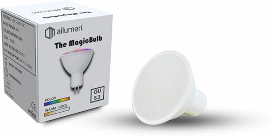 MR16 Smart LED Light Bulb, 50 Watt Equivalent, Energy Efficient 5W, GU5.3 Base, Dimmable, Color-Changing LED with App & Voice Control (1)