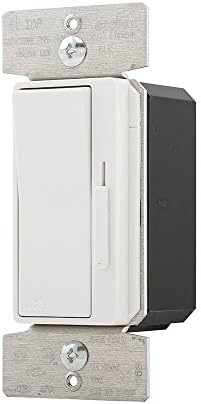 Eaton DFS15P-W Devine 1.5 Amp 120V 3-Speed Slide Fan Control, Ivory Finish