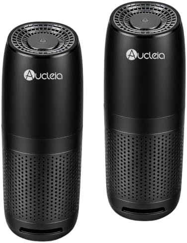 Aucleia 2 Pack Air Purifiers for Bedroom & Dorm Room, True H13 HEPA Filter