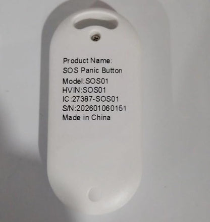 EverNary Caregiver Pager Wireless Call Button System Personal Alert Panic Button for Home Elderly Nurses Calling System with Pager and Emergency Button (1Receiver+1Button)