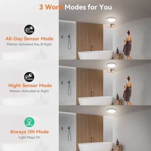 Rechargeable Ceiling Light with Remote, 10000mAh, 1 Pack