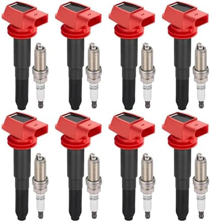 BDFHYK Ignition Coil UF660 and Spark Plug AP5325 for Porsche Cayenne 08-18