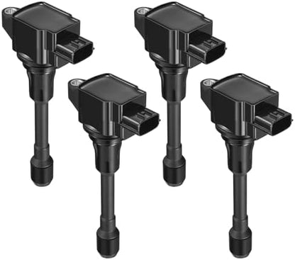 BDFHYK Ignition Coil Packs UF719 Compatible with Nissan Frontier 05-17 March 13-14 Versa Note 14-19 Suzuki Equator 09-12 l4 1.6L 2.5L Nissan Oem Coil Pack Coil for GN10648 Set of 4