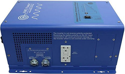 AIMS 1500W 12V Pure Sine Inverter Charger w/Transfer Switch 120V ETL