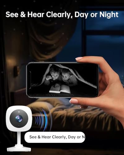 Armorcope WiFi Cameras for Home Security,2K Indoor Home Camera with AI Motion Detection,Night Vision, 2-Way Audio for/Pet/Dog/Baby Monitor, Cloud & 24/7 SD Recording, Phone App