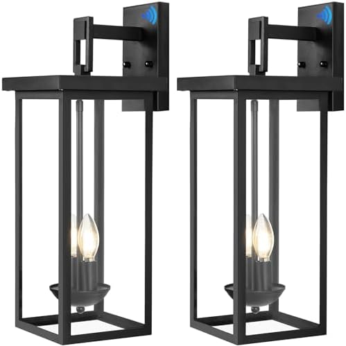 22 in Large Porch Lights Outdoor Dusk to Dawn,Exterior Wall Sconce