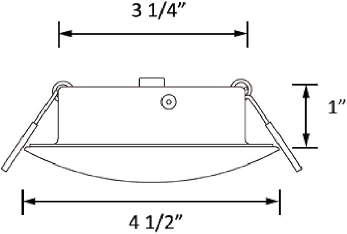 Facon 4.5inch 12V LED RV Puck Light - 6 Packs, 3400K Warm White, Full Aluminum Recessed 12Volt Interior Ceiling Lights for RV, Camper, Trailer, Boat, ETL Certified