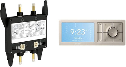 Moen TS3302TB U by Moen Digital Shower Controller and S3102 Valve 2-Outlet