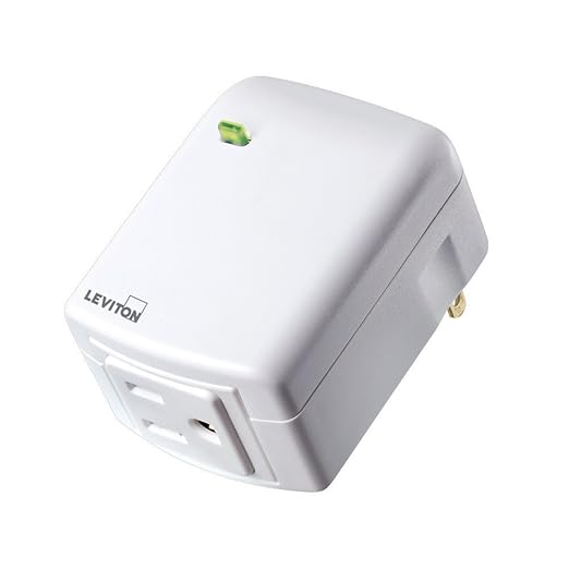 Leviton Decora Smart Plug-in Outlet with Z-Wave Technology, 10-Pack, DZPA1-2BW, White