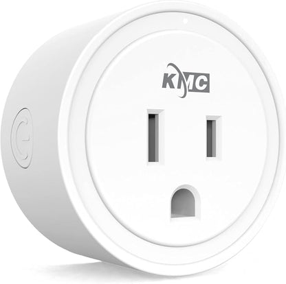 KMC Smart Plug Mini 12-Pack, Wi-Fi Outlets for Smart Home, Remote Control Lights and Devices from Anywhere, No Hub Required, ETL Certified, Works with Alexa and Google Home