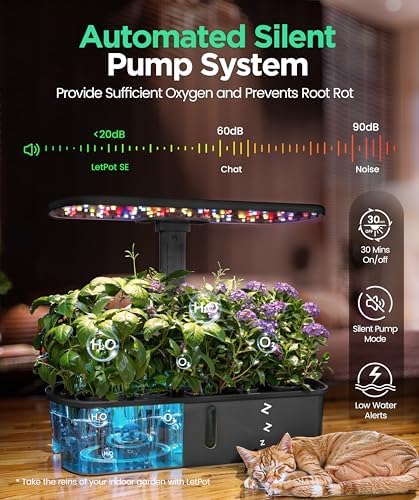 LETPOT LPH-Air 10-Pod Hydroponics Growing System Indoor Garden Kit
