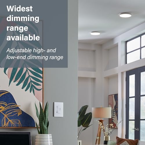 Legrand Radiant 150W LED Dimmer Light Switch 3-Way Rocker Nickel 1 Pack