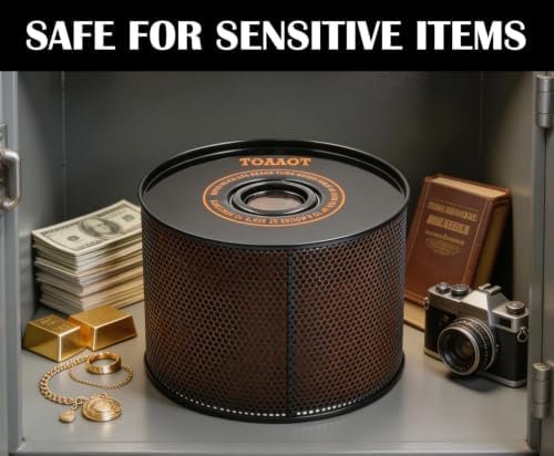Gun Safe Dehumidifier, Moisture Absorbers, TOAAOT 800g Silica Gel Canister for Gun Case, Tool Box
