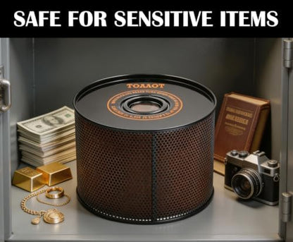 Gun Safe Dehumidifier, Moisture Absorbers, TOAAOT 800g Silica Gel Canister for Gun Case, Tool Box