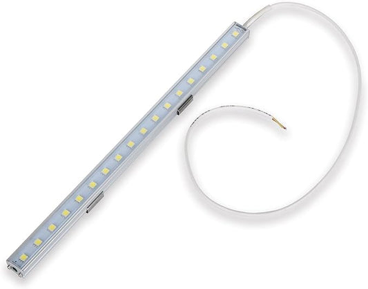 12V-24V Wide Voltage Range Aluminum Rigid DC 12 Volt To 24 Volt Lighting LED 11.8" LED Light Bar Lamp Strip Under-cabinet Marine Solar Off Grid Low Voltage Battery Light Tube PC Cover 18x 5050 Chip