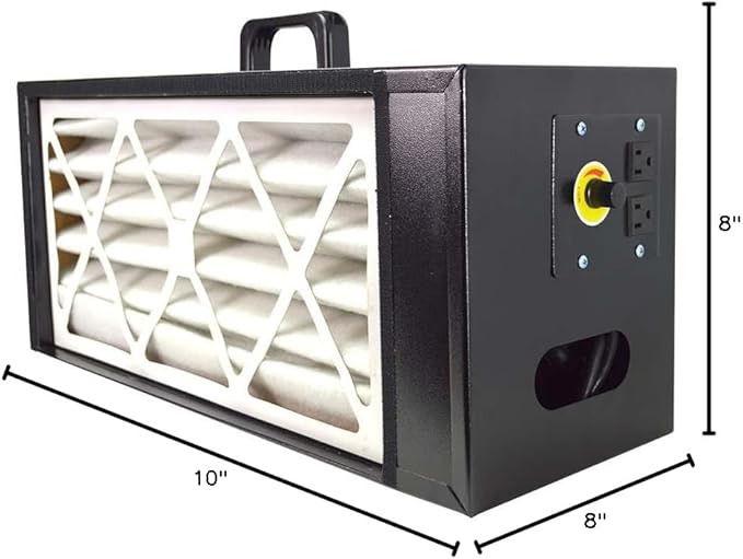 DC1700 Portable Air Cleaner 3 Fan Variable Speed