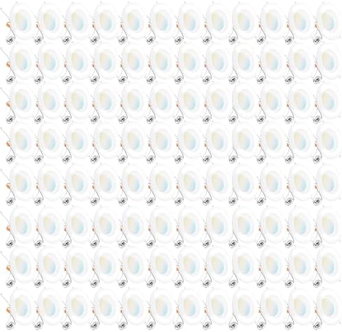Sunco 96 Pack 6 Inch Retrofit LED Recessed Can Lights, 5CCT, 13W=75W