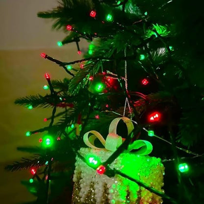 Connectable 88Ft 240LED Christmas String Lights Outdoor Indoor, Red&Green