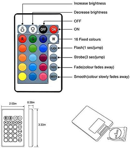 DUDU Led Colored Light Bulb E27 10W PAR30 RGB Dimmable Spotlight 16 Color Changing with IR Remote Control for Home, Living Room, Party Decoration Waterproof Indoor Floodlight