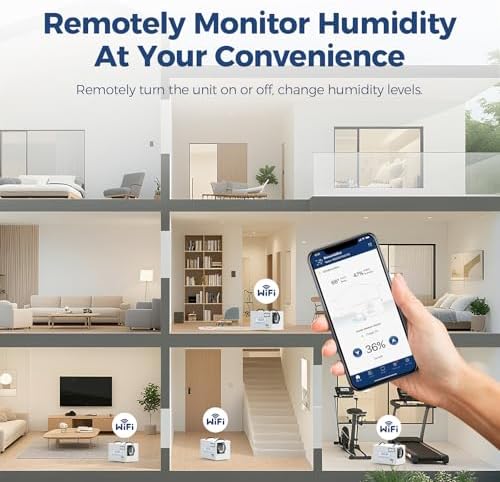 ALORAIR Smart Wi-Fi 120 Pints Energy Star Crawlspace Dehumidifier