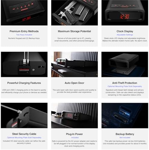 VAULTEK DS2e Smart Station™ Essential Model with Digital Keypad + Auto Open Drawer + Charging Ports