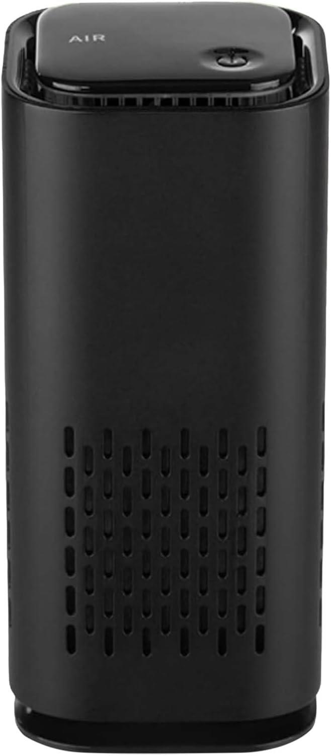Puppy Mothers Pet Air Purifier, Air Purifier with HEPA 3-in-1 Filter, Quiet 360° Intake Air Cleaner for Smoke,Pet Hair,Odor, Portable Air Purifier for Office Bedroom Car (Black)