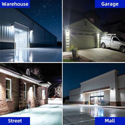 hykolity 30W LED Wall Pack Light with Dusk to Dawn Photocell, 3450LM 5000K