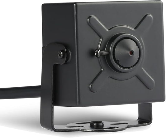 TSEye Mini 5MP PoE IP Camera, Built in Microphone, 3.7mm Lens, Ultra HD 2880 x 1620P@20fps, Tiny PoE Home Security Cam with Audio CCTV P2P Surveillance (I706-2-P-A-TS Metal)