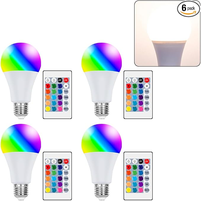 4Pcs 25W LED Colorful Mood Lamp 15Colors Changing 4 Dynamic Modes Multifunction Smart Indoor Atmosphere Nightlight AC85-265V Spotlight Bar Party Festival Background Decoration Lighting With IR Remote