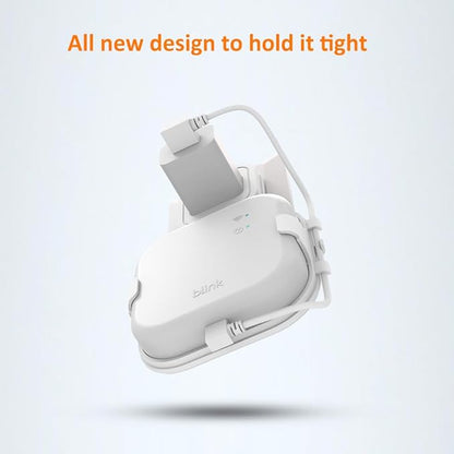 AutoSonic All-New Mount Compatible with Blink Sync Module XR | Outlet Wall Holder Mounting Bracket Accessories | USB-C Cable Included | White