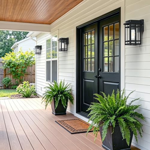 Outdoor Wall Light Fixtures 9.76'', Porch Lights Lantern, 2 Pack