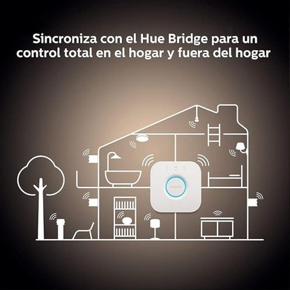 Philips Hue White Ambiance 2-Pack A19 LED Smart Bulb, Bluetooth & Zigbee Compatible (Hue Hub Optional),Compatible with Alexa & Google Assistant – A Certified for Humans Device (Renewed)