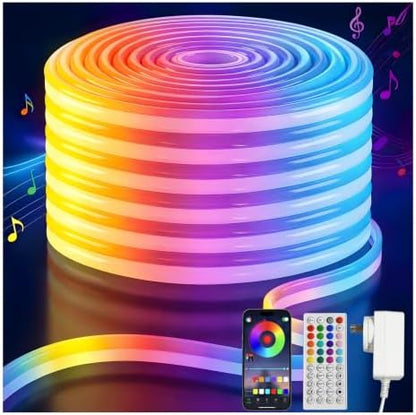 49.2FT RGB LED Strip Lights DC24V Color Changing LED Rope Lights