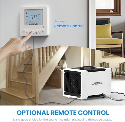 CADPXS 80 Pints Crawl Space/Commercial Dehumidifier with Pump & Drain Hose