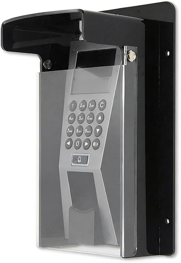 Outdoor Flip Sun Keypad Cover, Access Control Rain Cover, Weatherproof protective, Flip Cap Door Keypad Waterproof cover, Keypad Rain Covers Compatible for Door Keypad, Lock Keypad (Y125 - Flip lid)