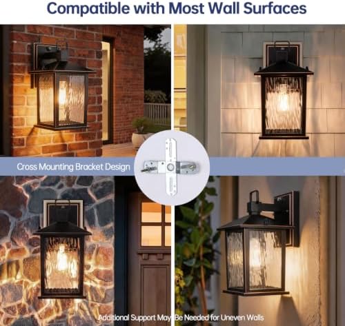 Dusk to Dawn Porch Light, Oil-Rubbed Bronze Outdoor Light Fixture