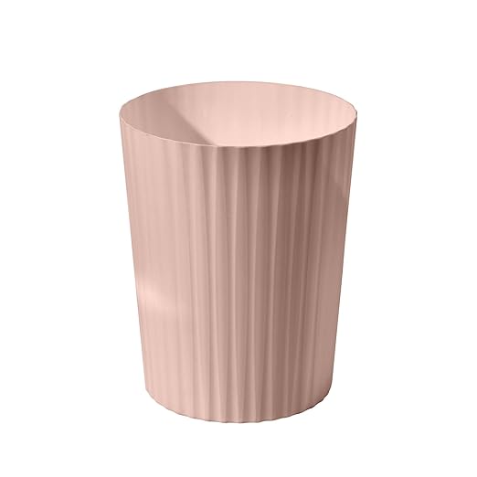 Trash Can - Small Waste basketbin - 2 Gallon- for Office,Home,Bathroom,Kitchen - Pink