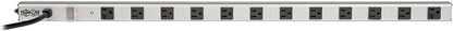 Tripp Lite 12 Outlet Surge Protector Power Strip, 15ft Long Cord, Metal, (SS361220) Black/Gray