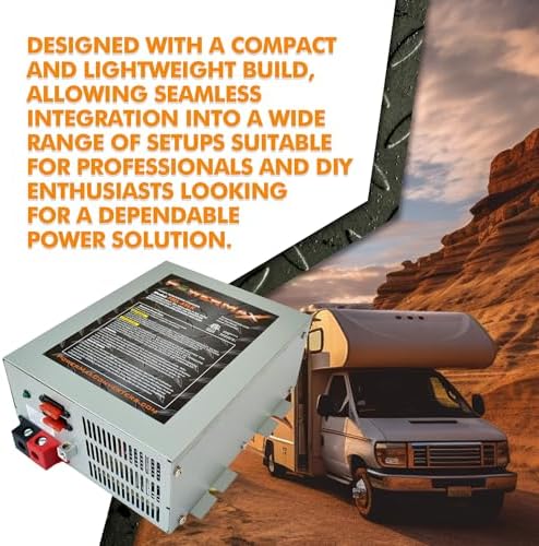 PowerMax PM4-35A 35A Deck Mount RV Converter Charger Lithium