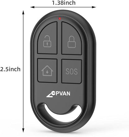 CPVAN Accessory - Remote Control - Only for Hosts as CP2, CP2W, CP9 - Key Fob Connected with The Host via 433.92MHz,Black