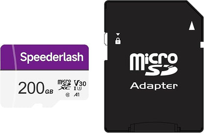 Micro SDXC Memory Card Speederlash (200GB-1pk)